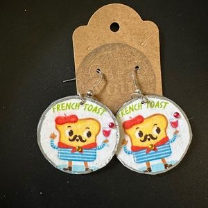 French Toast Earrings